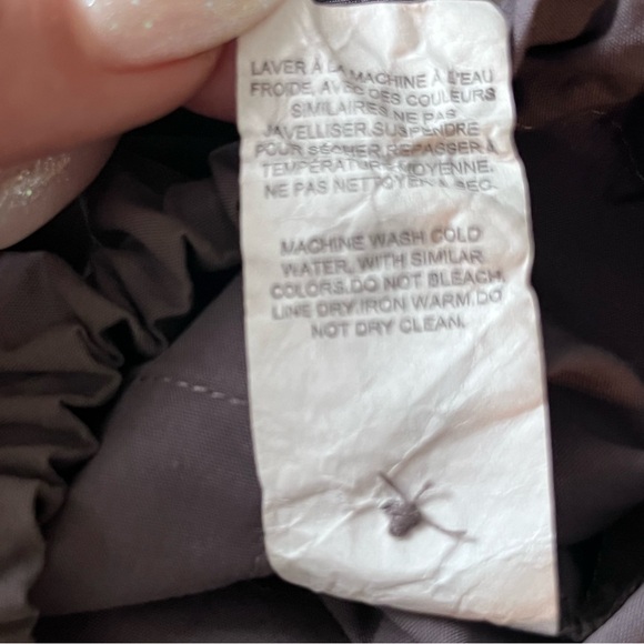 Garage sleeveless organic cotton cropped shirt drawstring buttons grey size M - Picture 8 of 12